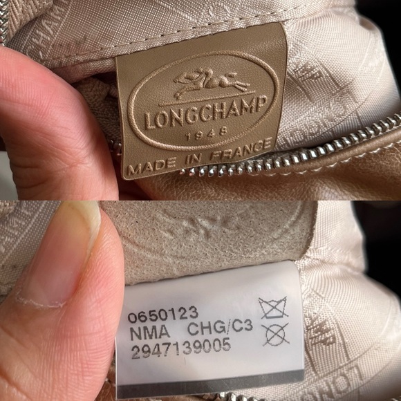 Longchamp Leather Hobo shoulder bag, NWT, tan color, "Lune" style like. Large - Picture 10 of 14